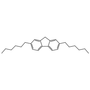 2,7-Di-n-hexyl-fluorene Structure