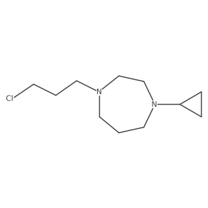 1-(3-Chloropropyl)-4-cyclopropylhexahydro-1H-1,4-diazepine Structure