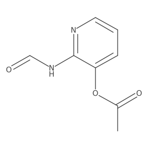 N-[3-(Acetyloxy)-2-pyridinyl]formamide结构式