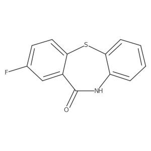 2-Fluorodibenzo[B,F][1,4]thiazepin-11(10H)-one Structure