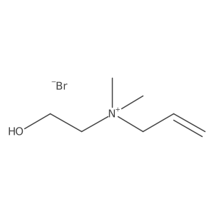 2-Propen-1-aminium, N-(2-hydroxyethyl)-N,N-dimethyl-, bromide结构式