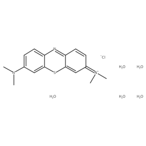 Methylene blue pentahydrate Structure