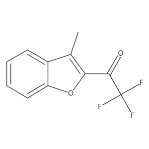 2,2,2-Trifluoro-1-(3-methyl-2-benzofuranyl)ethanone Structure