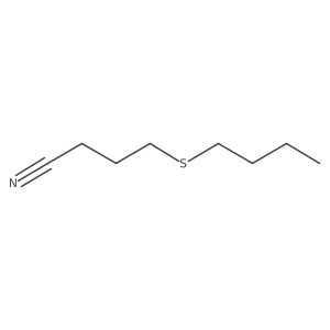 4-(Butylthio)butanenitrile Structure