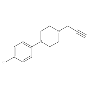 1-(4-Chlorophenyl)-4-(2-propyn-1-yl)piperazine Structure