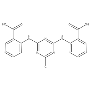 2-[[4-(2-Carboxyanilino)-6-chloro-1,3,5-triazin-2-yl]amino]benzoic acid结构式