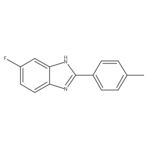 6-fluoro-2-(4-methylphenyl)-1H-benzimidazole Structure