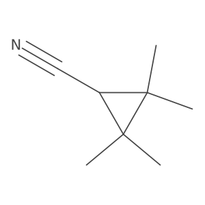 2,2,3,3-Tetramethylcyclopropane-1-carbonitrile结构式