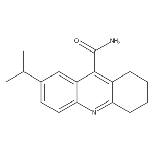 7-Isopropyl-1,2,3,4-tetrahydro-9-acridinecarboxamide Structure