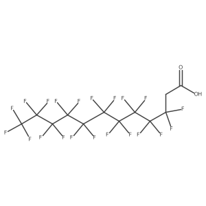 2-Perfluorodecyl-[1,2-13C2]-ethanoic Acid结构式