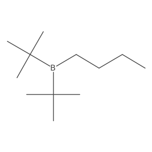 Butylbis(1,1-dimethylethyl)borane Structure