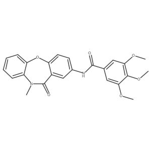 3,4,5-trimethoxy-N-(10-methyl-11-oxo-10,11-dihydrodibenzo[b,f][1,4]oxazepin-2-yl)benzamide Structure