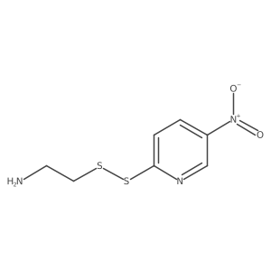 2-((5-Nitropyridin-2-yl)disulfanyl)ethan-1-amine结构式