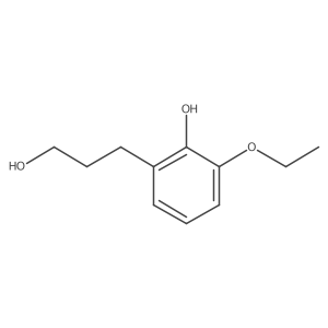 2-Ethoxy-6-(3-hydroxypropyl)phenol Structure