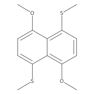 1,5-Dimethoxy-4,8-bis(methylthio)naphthalene Structure