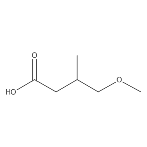 4-Methoxy-3-methylbutanoic acid Structure