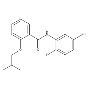 N-(5-Amino-2-fluorophenyl)-2-isobutoxybenzamide Structure