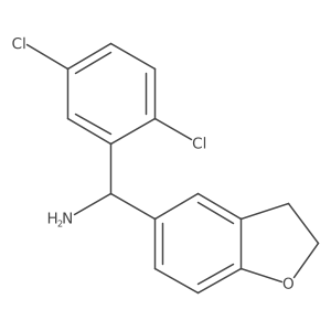 (2,5-Dichlorophenyl)(2,3-dihydro-1-benzofuran-5-yl)methanamine结构式