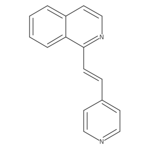 1-[2-(4-Pyridinyl)ethenyl]isoquinoline Structure