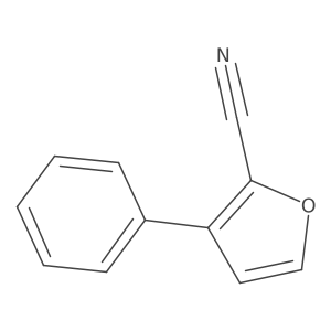 3-Phenylfuran-2-carbonitrile结构式