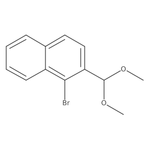 1-Bromo-2-(dimethoxymethyl)naphthalene Structure
