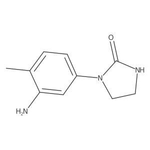 1-(3-Amino-4-methylphenyl)imidazolidin-2-one结构式