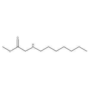 Methyl heptylglycinate Structure