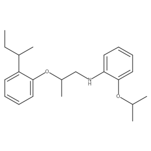 N-{2-[2-(Sec-butyl)phenoxy]propyl}-2-isopropoxyaniline Structure