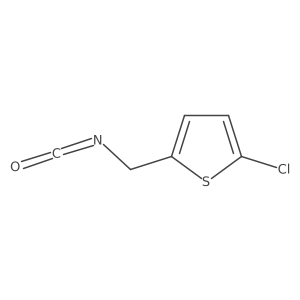 2-Chloro-5-(isocyanatomethyl)thiophene Structure