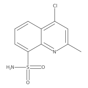 4-Chloro-2-methylquinoline-8-sulfonamide结构式
