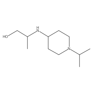 2-{[1-(Propan-2-yl)piperidin-4-yl]amino}propan-1-ol结构式