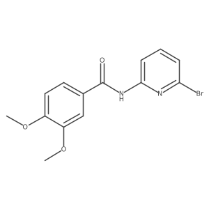 Benzamide, N-(6-bromo-2-pyridinyl)-3,4-dimethoxy- Structure