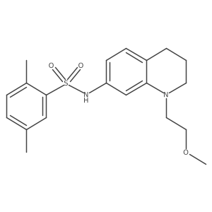 N-(1-(2-methoxyethyl)-1,2,3,4-tetrahydroquinolin-7-yl)-2,5-dimethylbenzenesulfonamide Structure