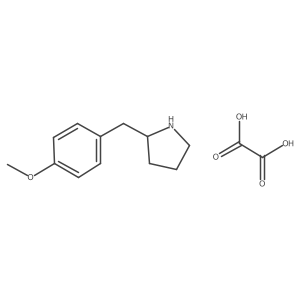 2-(4-Methoxybenzyl)pyrrolidine oxalate Structure