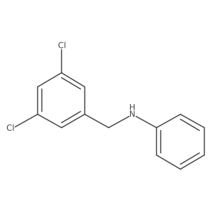 N-[(3,5-dichlorophenyl)methyl]aniline结构式