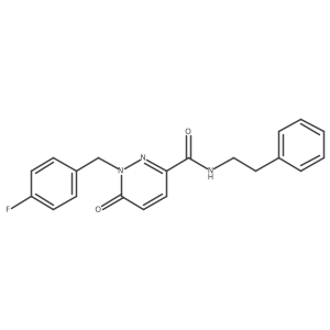 1-(4-fluorobenzyl)-6-oxo-N-phenethyl-1,6-dihydropyridazine-3-carboxamide Structure