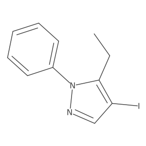 5-ethyl-4-iodo-1-phenyl-1H-pyrazole Structure