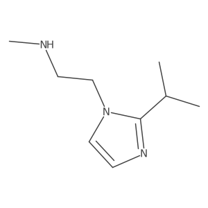 N-[2-(2-isopropyl-1H-imidazol-1-yl)ethyl]-N-methylamine Structure