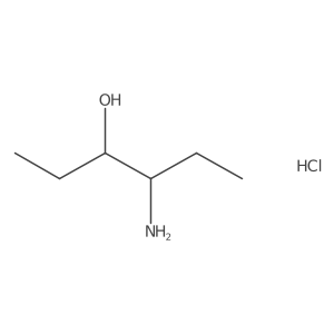 4-Aminohexan-3-ol hydrochloride Structure