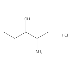 2-Aminopentan-3-ol hydrochloride Structure