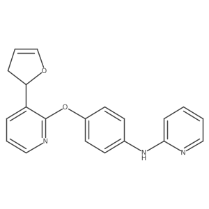 N-(4-(3-(2,3-Dihydrofuran-2-YL)pyridin-2-yloxy)phenyl)pyridin-2-amine结构式