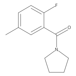 1-(2-Fluoro-5-methylbenzoyl)pyrrolidine结构式
