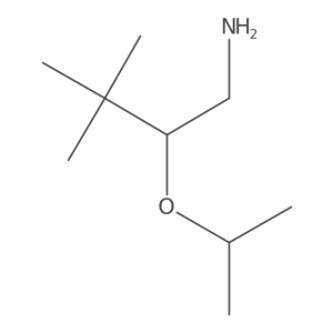 3,3-Dimethyl-2-(propan-2-yloxy)butan-1-amine结构式