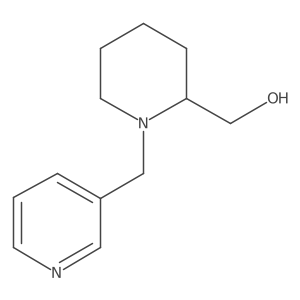 (1-(Pyridin-3-ylmethyl)piperidin-2-yl)methanol结构式