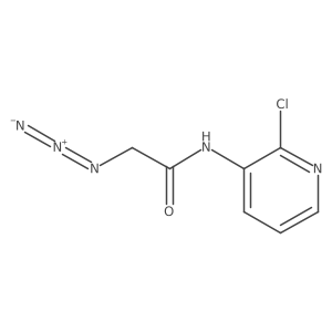 2-azido-N-(2-chloropyridin-3-yl)acetamide Structure