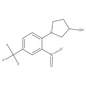 (3S)-1-[2-nitro-4-(trifluoromethyl)phenyl]pyrrolidin-3-ol Structure