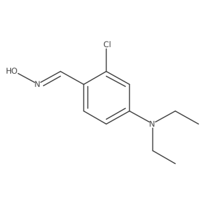 3-chloro-N,N-diethyl-4-[(hydroxyimino)methyl]aniline Structure