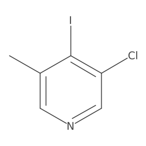 3-Chloro-4-iodo-5-methylpyridine Structure