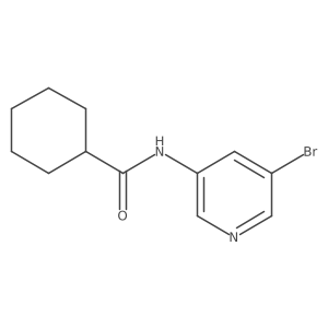 N-(5-Bromo-3-pyridinyl)cyclohexanecarboxamide Structure