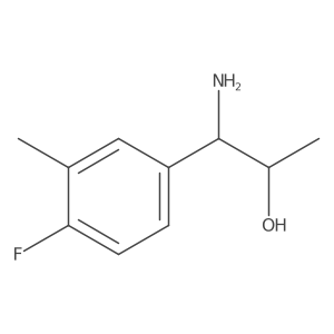 (1R,2S)-1-Amino-1-(4-fluoro-3-methylphenyl)propan-2-OL Structure